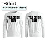 Premium Men’s Full Sleeve Round Neck T-Shirt - Dry-Fit Performance Athletic Tee