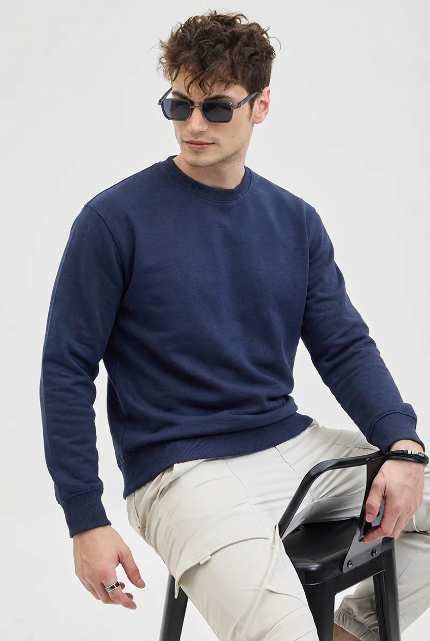 Navy Blue Sweatshirt