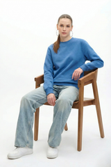 Blue Sweatshirt For Girls