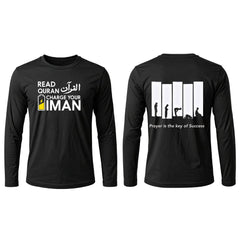 Premium Men’s Full Sleeve Round Neck T-Shirt - Dry-Fit Performance Athletic Tee