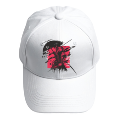 Samurai Warrior Graphic Cap – Japanese Brush Art Streetwear Snapback Hat