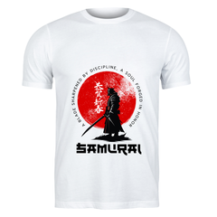 Samurai Honor T-Shirt – Japanese Minimalist Warrior Graphic Tee