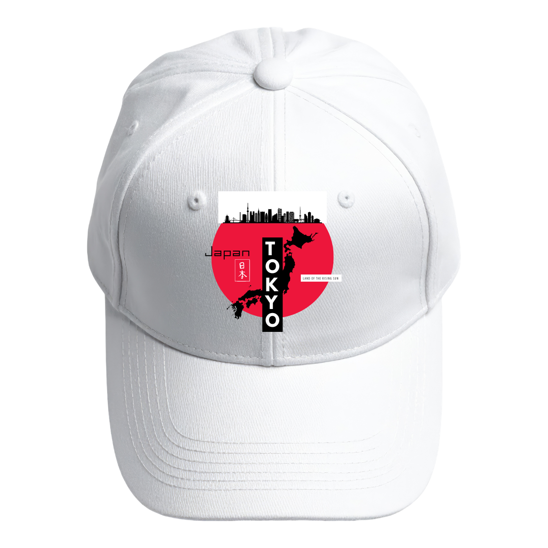 Tokyo Japan Skyline Snapback Cap – Rising Sun Graphic Streetwear Hat